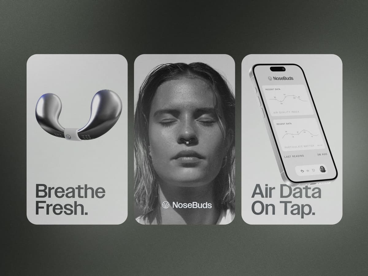 Nosebuds Identity and App Design